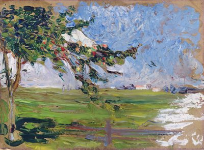 Landscape with an Apple Tree by Wassily Kandinsky